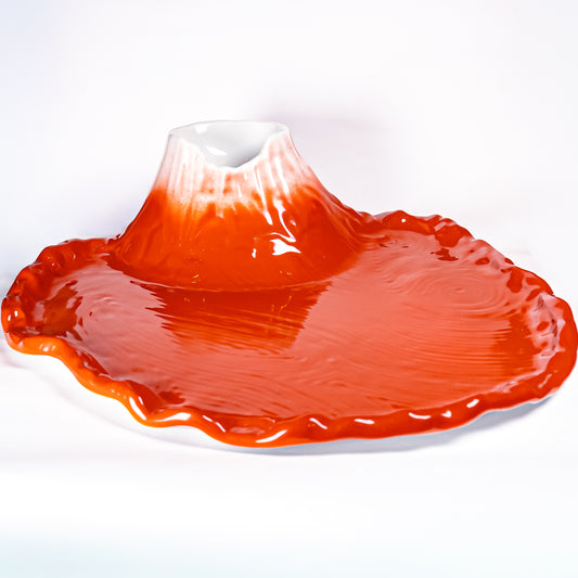Mt. Fuji Volcano Plate (red)