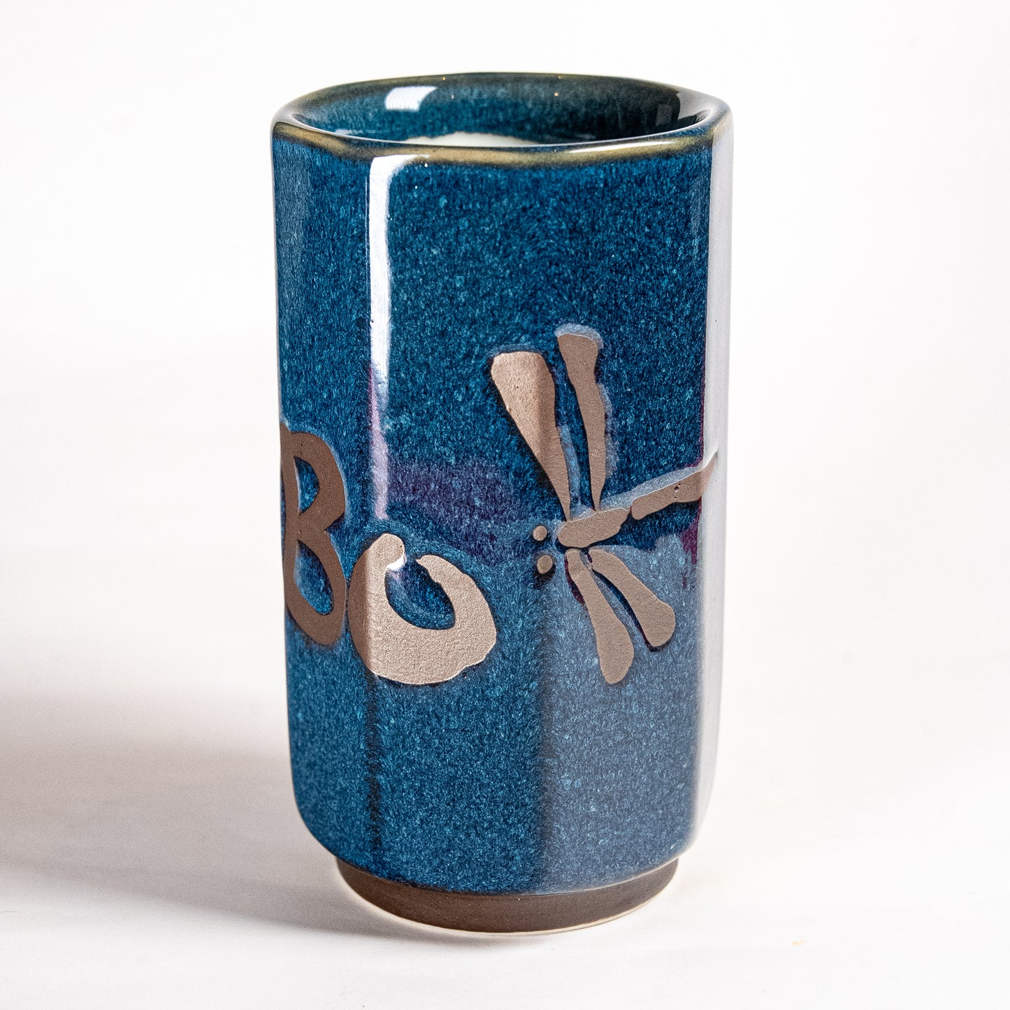 Yunomi Japanese Tea Cup "Tombo" Blue