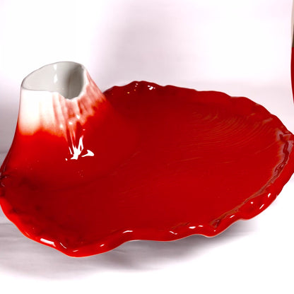 Mt. Fuji Volcano Plate (red)